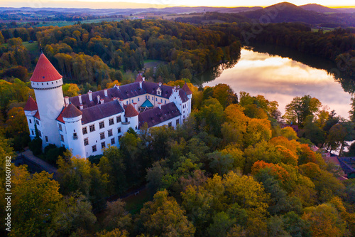 Medieval Konopiste Castle in Czech Republic