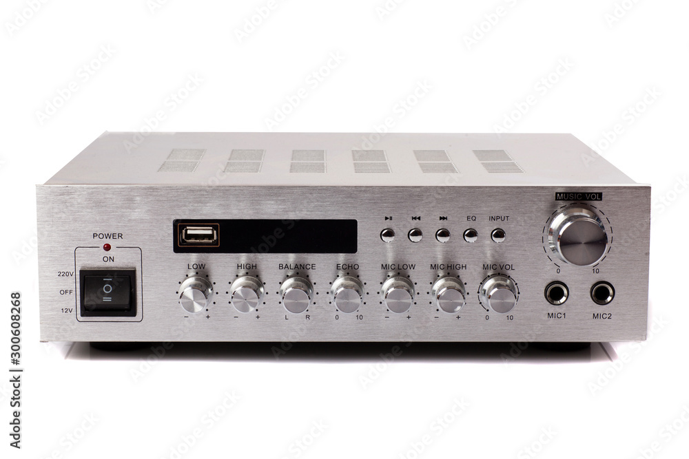 Obraz premium Audio amplifiers signal control mic