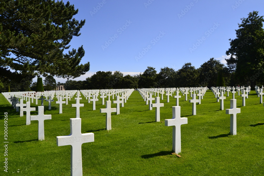 Normandy American cemetery Colleville-sur-Mer France