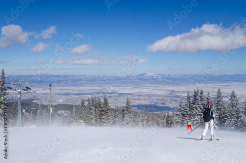 Vitoshko Lale ski run at the Aleko ski center on Vitosha mountain in Bulgaria © Dejan Gospodarek