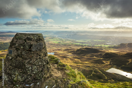 Photography View from the top of Ben Vrackie in Perth and Kinross, Scotland