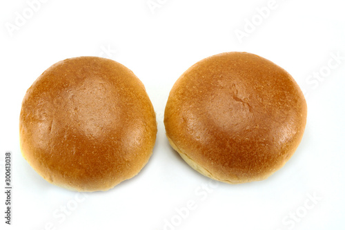 Quadro su tela round bun on a white background