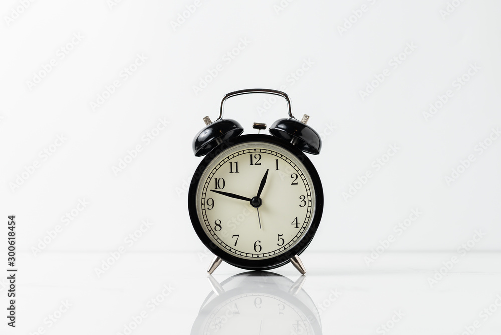 old alarm clock isolated on white background old alarm clock isolated on white background