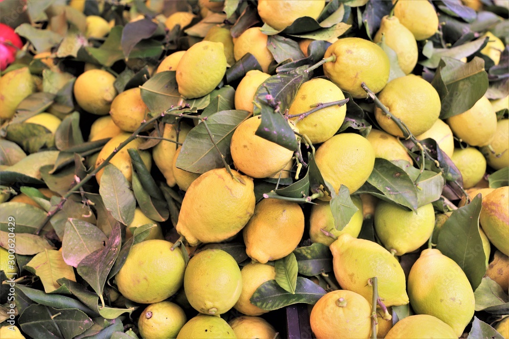 closeup of lemons market exposure