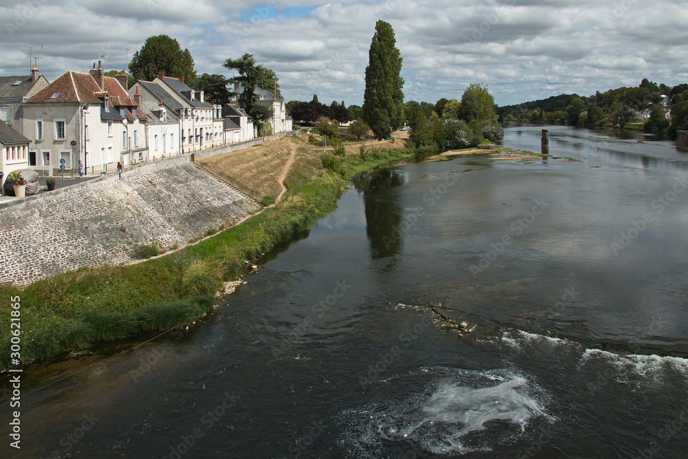 River Loire in Amboise in France,Europe