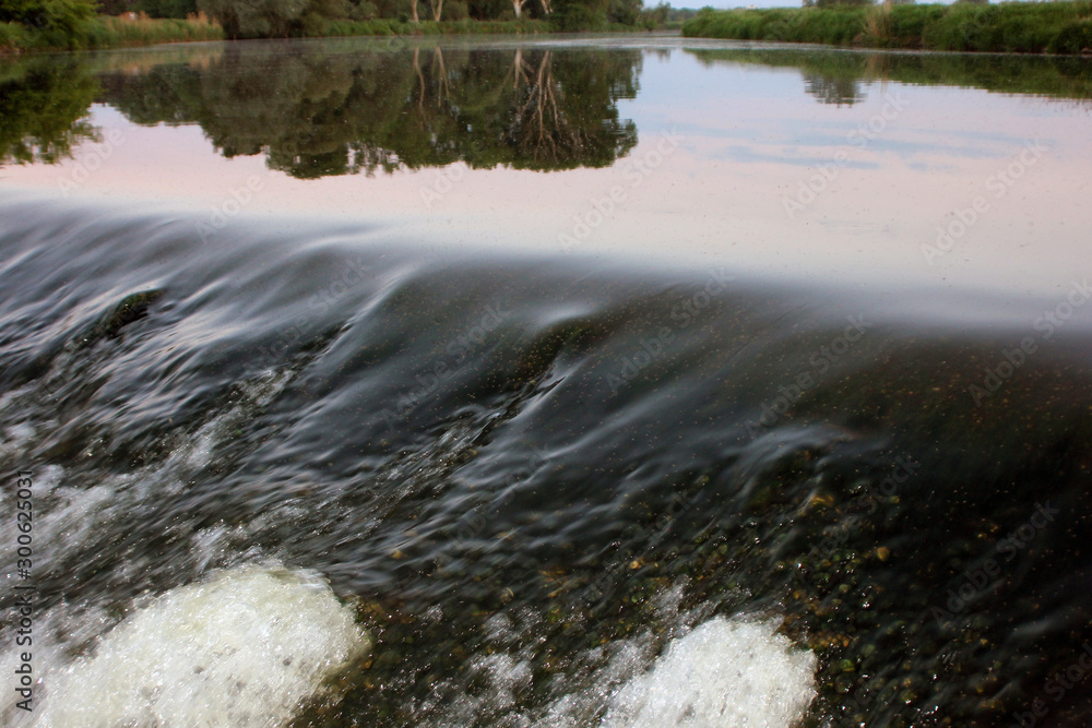 Obraz premium weir near Leipzig