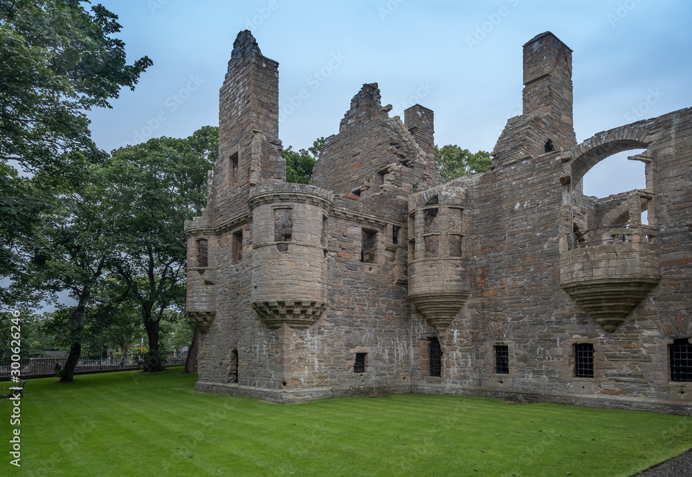 Ruins of the Bishop's and Earl's Palaces, Kirkwall, Mainland, Orkney Islands, Scotland