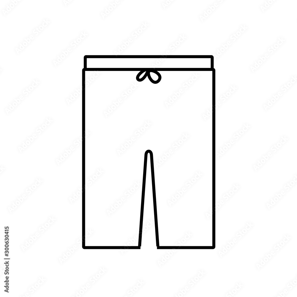 vector simple icon shaped man swimsuit vector simple icon shaped man swimsuit