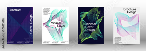 Cover design template set 