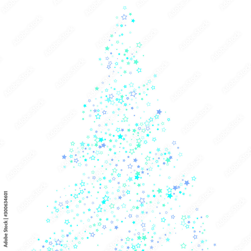 Blue, cyan, turquoise glitter stars confetti Blue, cyan, turquoise glitter stars confetti