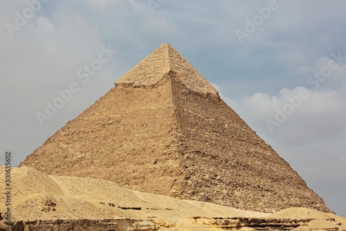 Great Egyptian pyramids in Giza  Cairo