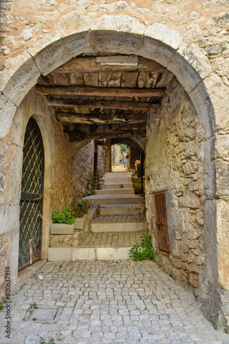 Pico  Italy  04 21 2018. A day of vacation in a medieval village in the province of Frosinone.