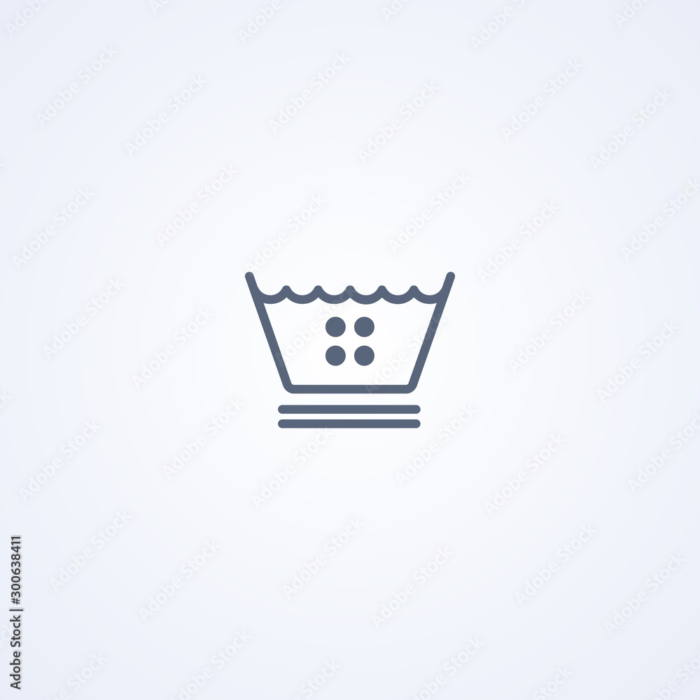 Delicate wash at a temperature not exceeding 60 degrees icon Delicate wash at a temperature not exceeding 60 degrees icon