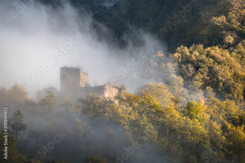 Ruined castle in the clouds © Marc Andreu
