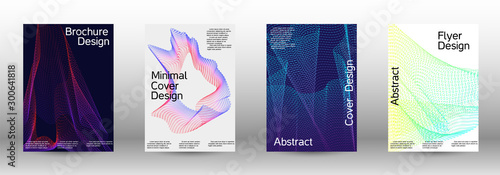 Cover design template set 