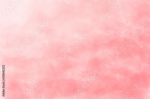 pink watercolor background hand-drawn with space for text or image. love and Valentine's day 