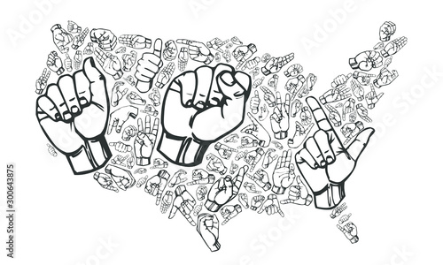 Sign Language ASL Country USA