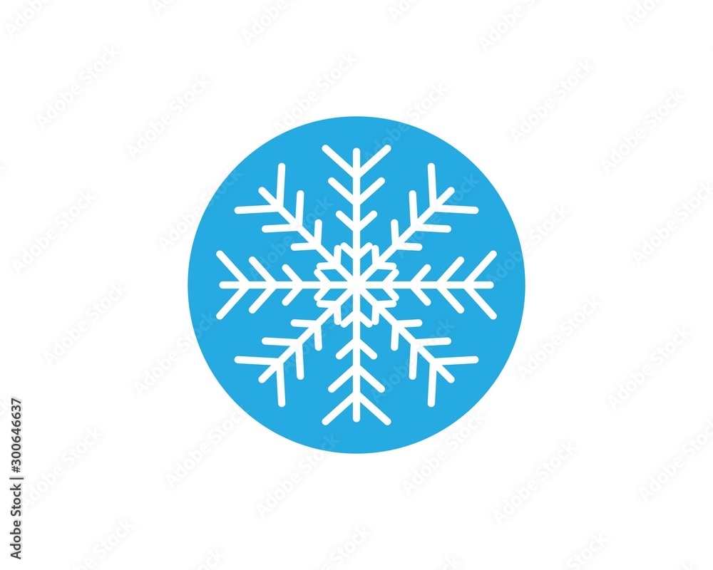 snowflake logo icon vector illustration design snowflake logo icon vector illustration design