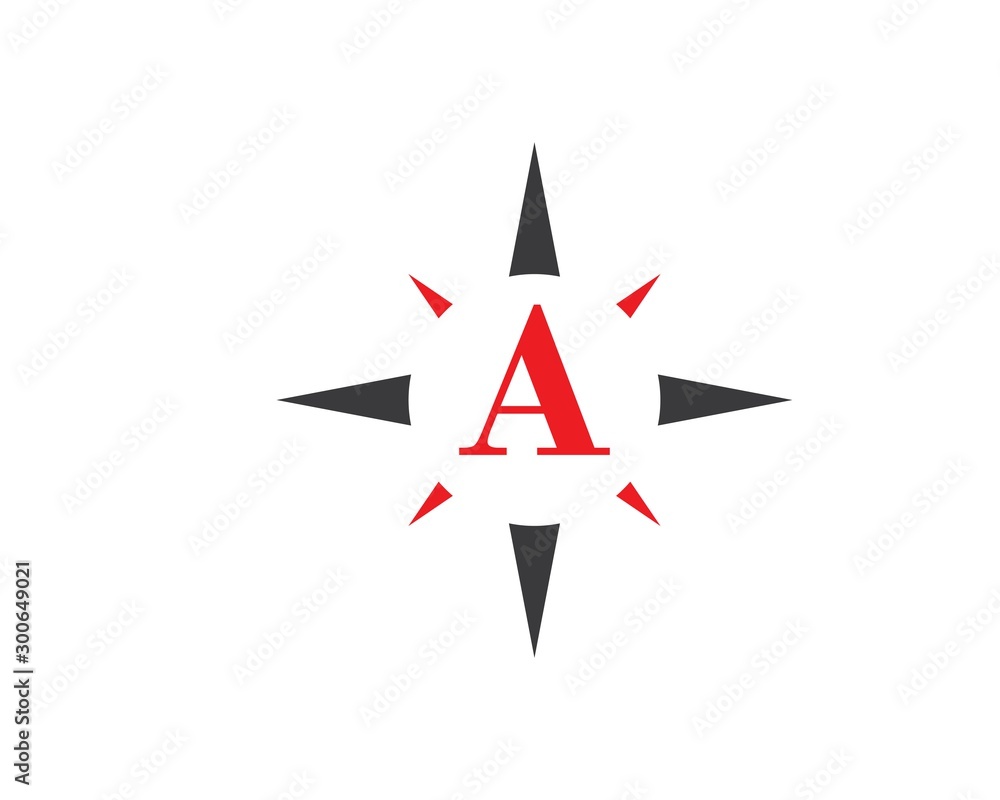 compass arrow logo vector tempate ilustration compass arrow logo vector tempate ilustration