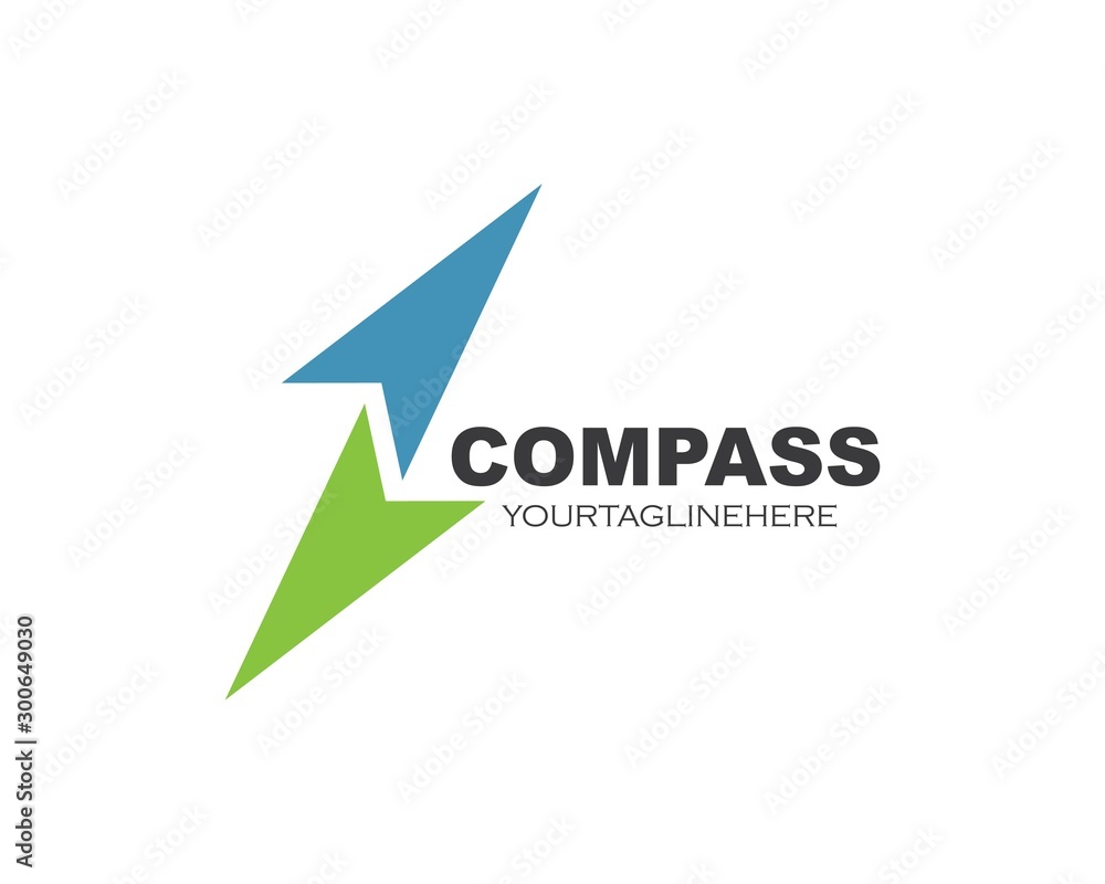 compass arrow logo vector tempate ilustration compass arrow logo vector tempate ilustration
