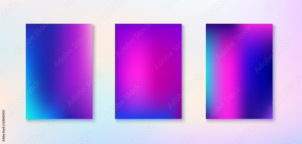 Purple, Pink, Turquoise, Blue Gradient Shiny Vector Background. 