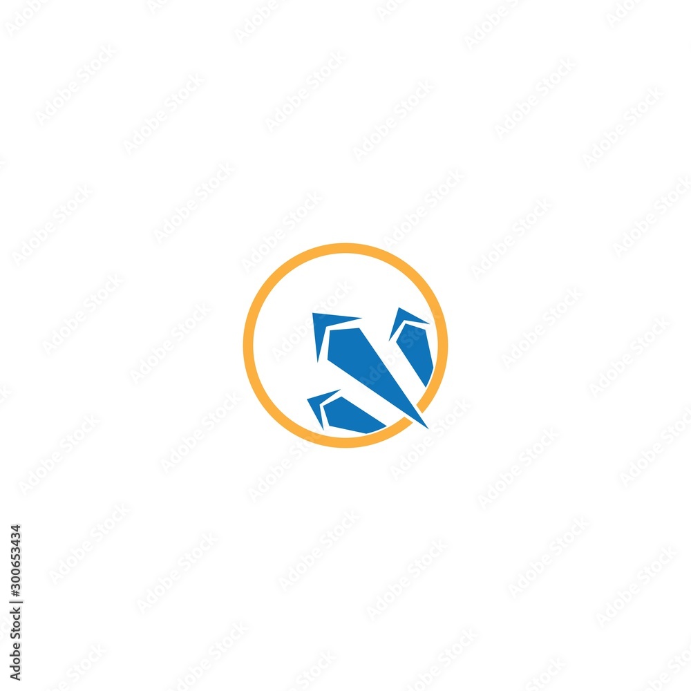 Arrows vector illustration icon logo template design Arrows vector illustration icon logo template design