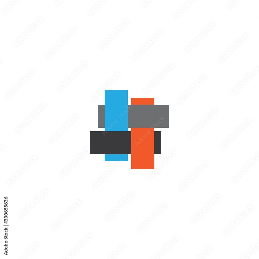 Square logo template vector icon design Square logo template vector icon design