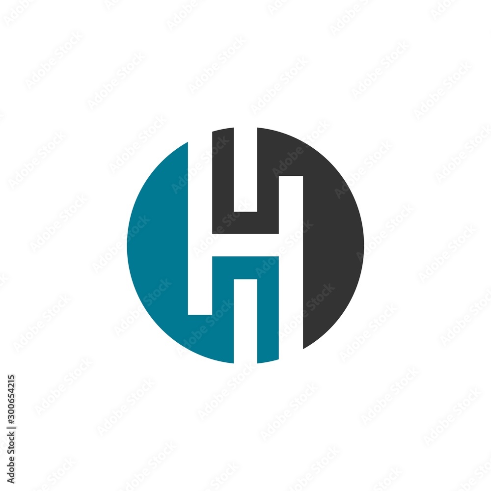 abstract initial letter H logo design template abstract initial letter H logo design template