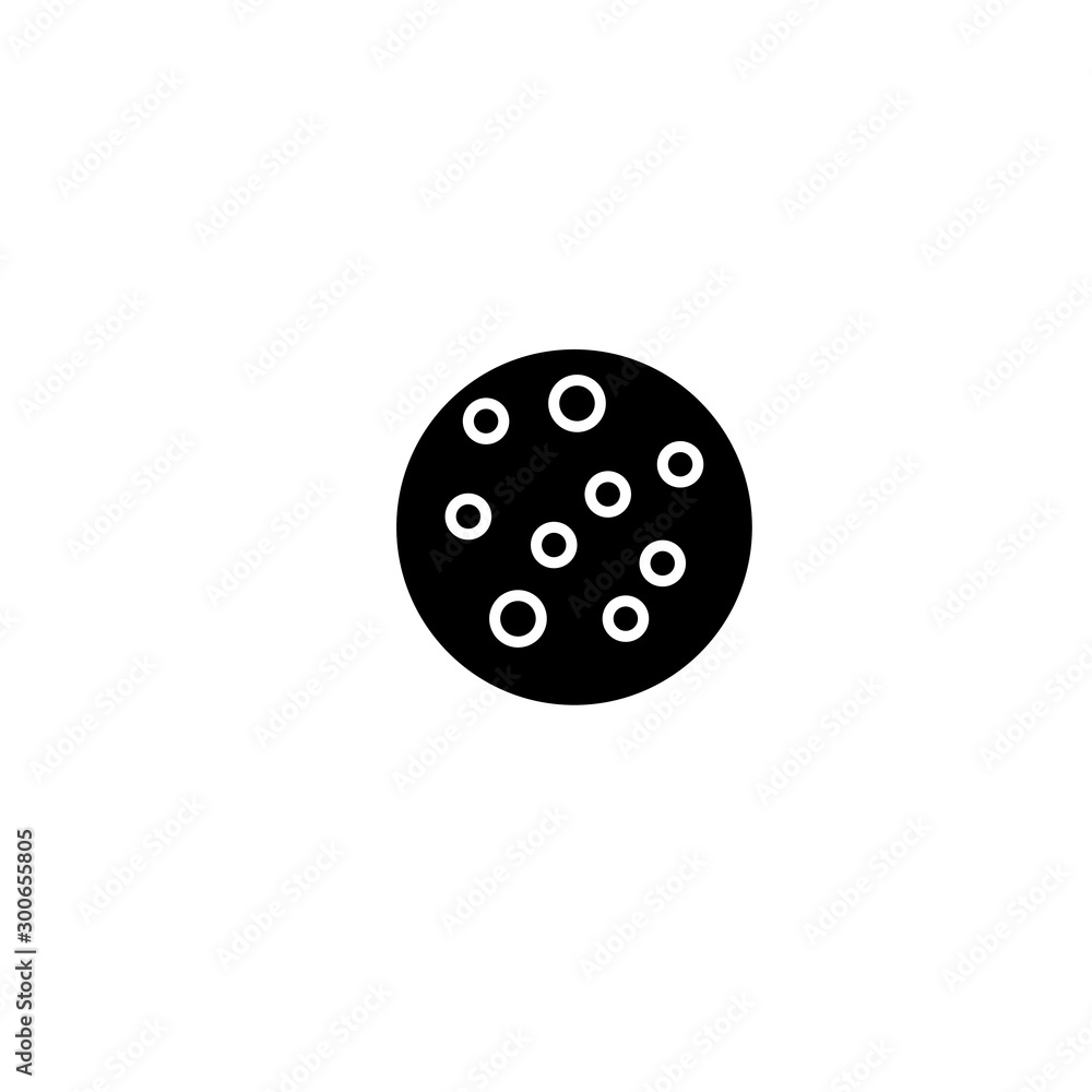 vector simple icon with chocolate shaped cookies vector simple icon with chocolate shaped cookies