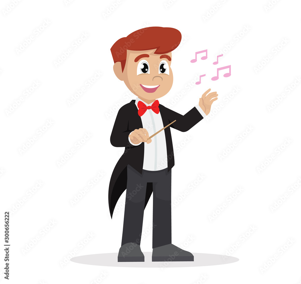 Cartoon character, Boy in Conductor.
