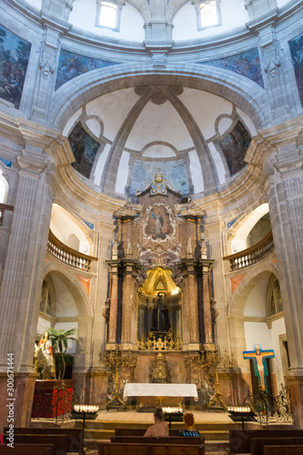 Palma de Mallorca. The interior of the Basilica of St. Michael in the centre of the city. © KVN1777