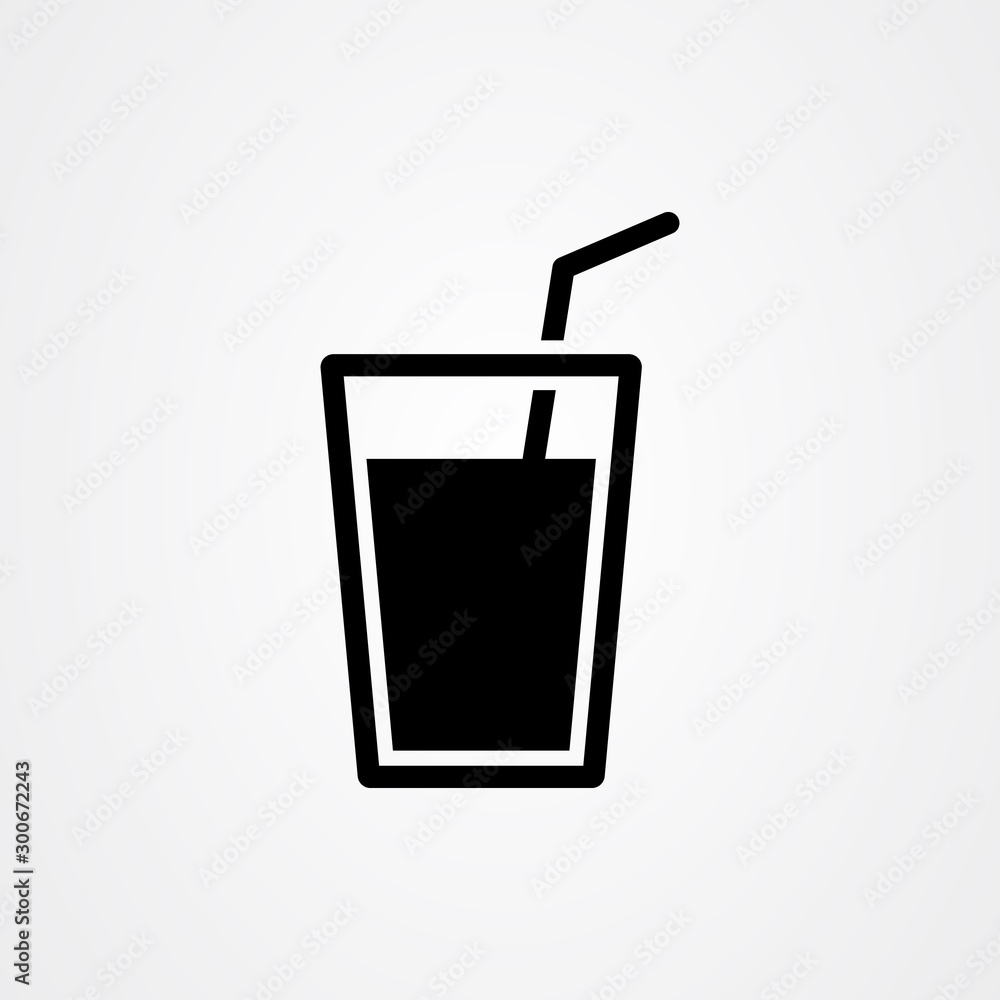 Drink icon logo vector design Drink icon logo vector design