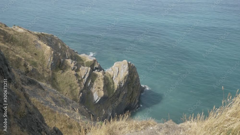 Coastal rocks on the sea