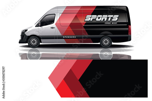 Van car Wrap design for company