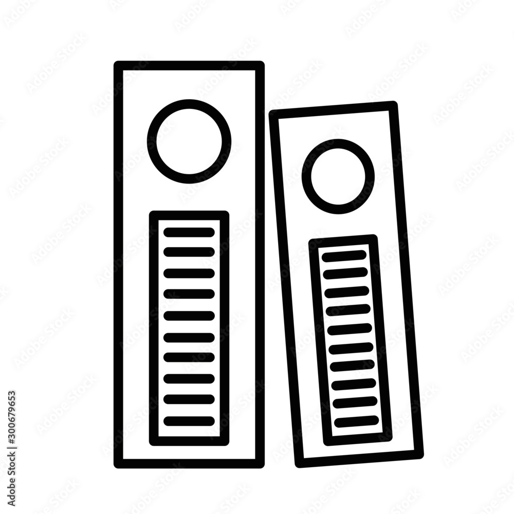 Box files icon vector illustration isolated Box files icon vector illustration isolated