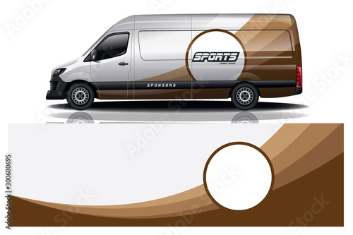 Van car Wrap design for company