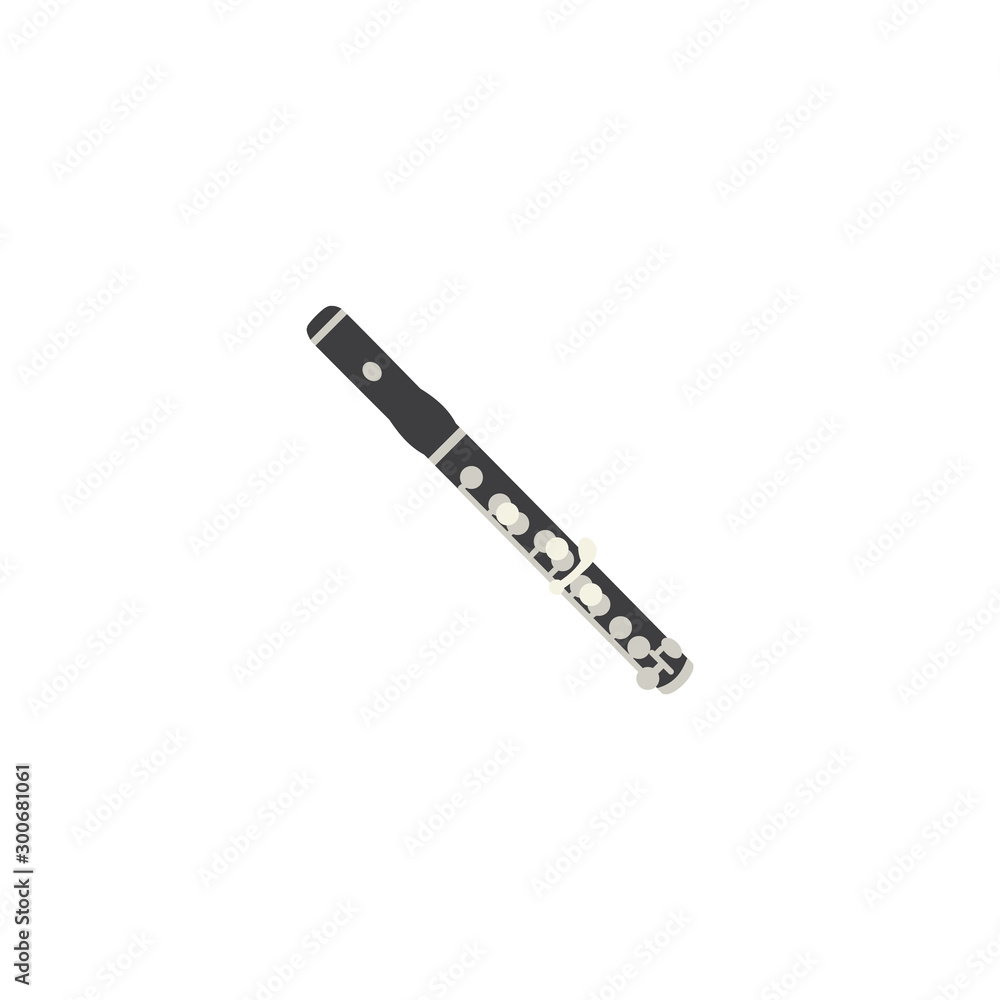 Illustration of isolated a piccolo on white background Illustration of isolated a piccolo on white background