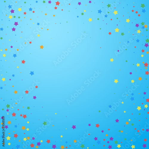 Festive confetti. Celebration stars. Joyous stars 