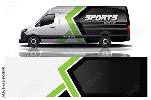 Van car Wrap design for company