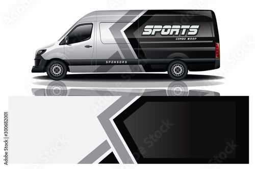 Van car Wrap design for company