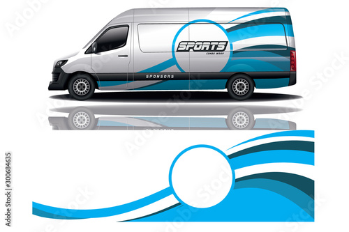 Van car Wrap design for company