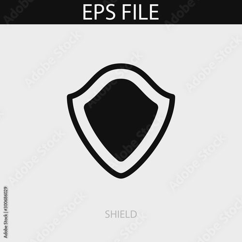 Shield icon. EPS vector file