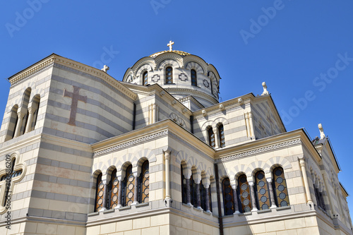 The Vladimir Cathedral in Chersonesos Orthodox church,Crimea