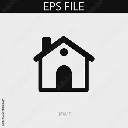 Home icon. EPS vector file