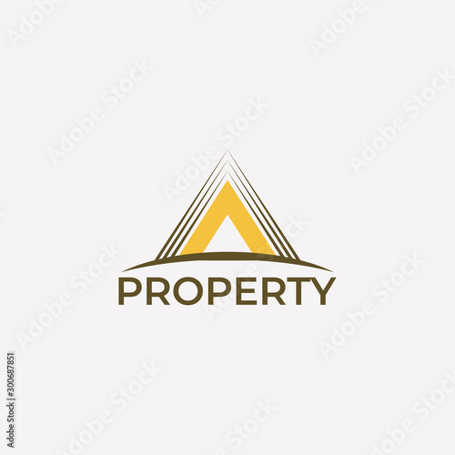 Real estate logo design. Modern and elegant style design. Bussines logo design template.