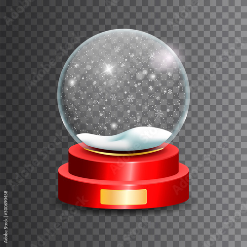 Christmas snow globe