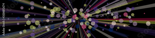 Colorful Lines Random Distribution Computational Generative Art background illustration