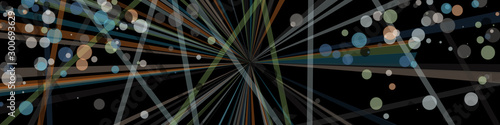 Colorful Lines Random Distribution Computational Generative Art background illustration
