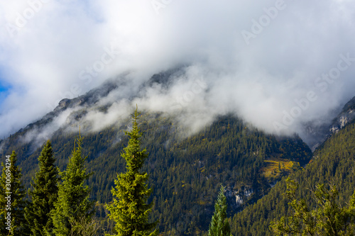 Autumn alpine landscape