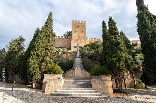 Tower of castle Sant Salvador in Arta © skovalsky
